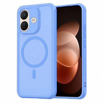Husa MagSafe pentru Xiaomi Redmi Note 17 Pro, Techsuit, HaloFrost II, Albastra