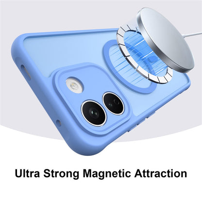 Husa MagSafe pentru Xiaomi Redmi Note 17 Pro, Techsuit, HaloFrost II, Albastra