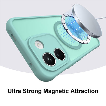 Husa MagSafe pentru Xiaomi Redmi Note 17 Pro, Techsuit, HaloFrost II, Verde Deschis