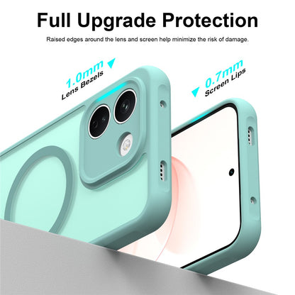 Husa MagSafe pentru Xiaomi Redmi Note 17 Pro, Techsuit, HaloFrost II, Verde Deschis