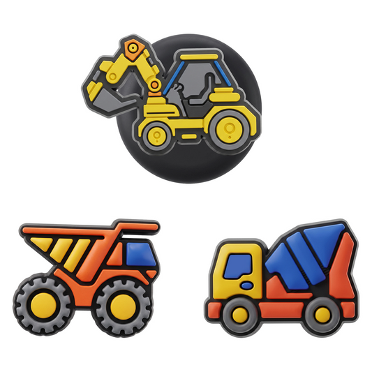Husa OEM Excavator pentru Apple AirTag, Set 3 bucati, Multicolor