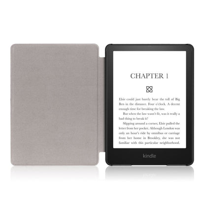 Husa pentru Amazon Kindle Paperwhite 5inch, Techsuit, SmartCover, Neagra