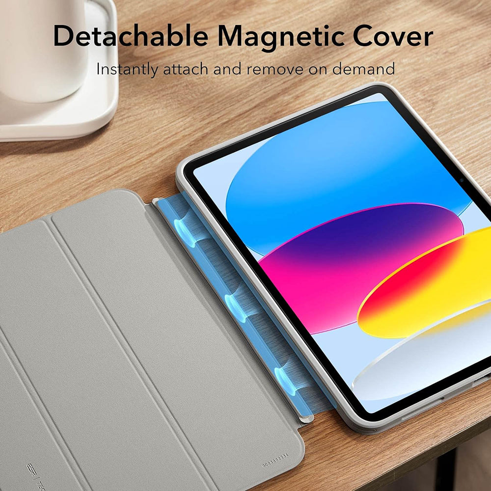 Husa pentru Apple iPad (2025) / (2022), ESR, Ascend Hybrid, Gri