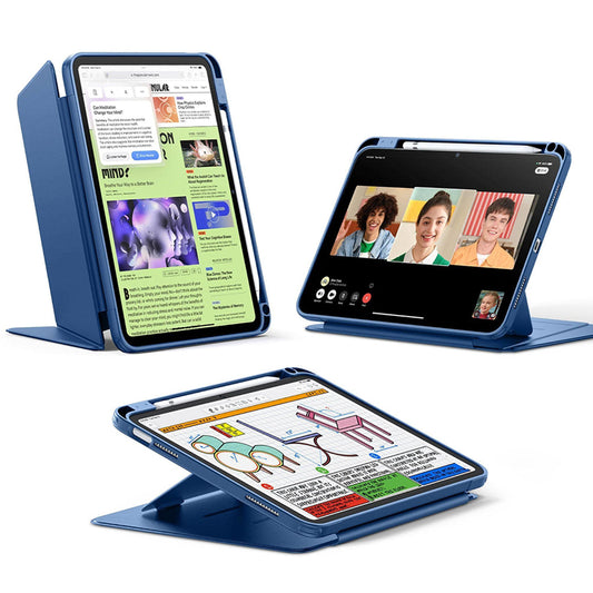 Husa pentru Apple iPad (2025) / (2022), ESR, Flip Hybrid, Albastra