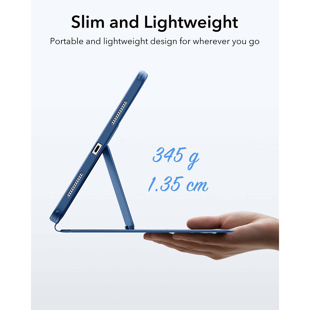 Husa pentru Apple iPad (2025) / (2022), ESR, Flip Hybrid, Albastra