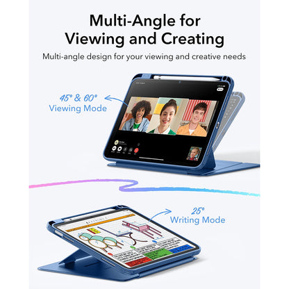 Husa pentru Apple iPad (2025) / (2022), ESR, Flip Hybrid, Albastra