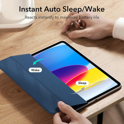 Husa pentru Apple iPad (2025) / (2022), ESR, Rebound, Bleumarin
