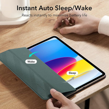 Husa pentru Apple iPad (2025) / (2022), ESR, Rebound, Verde Satinata