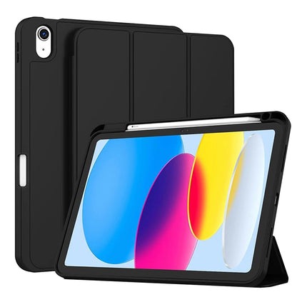 Husa pentru Apple iPad (2025) / (2022), Techsuit, Flex Trifold, Neagra