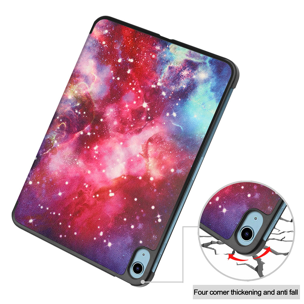 Husa pentru Apple iPad (2025) / (2022), Techsuit, FoldPro Starry Night, Multicolor