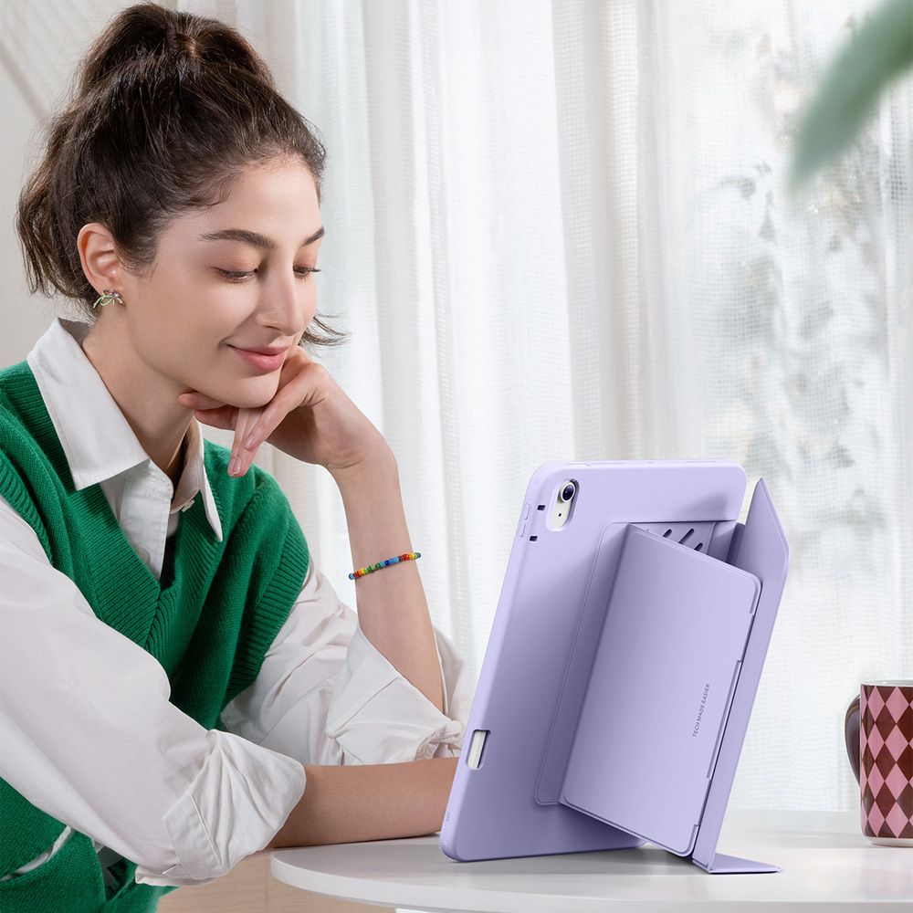 Husa pentru Apple iPad Air 11 (2025) / Air 11 (2024) / Air (2022) / Air (2020), ESR, Flip Hybrid, Violet