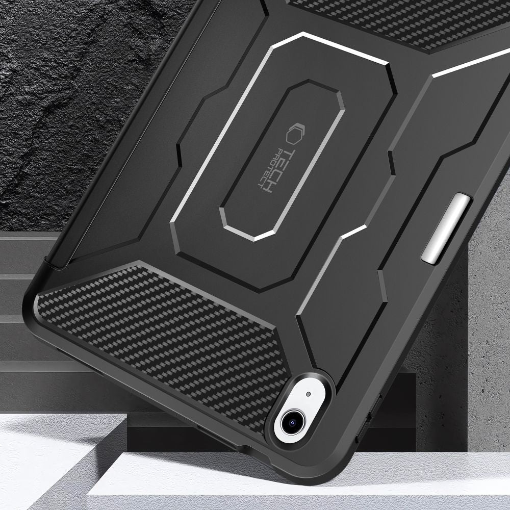 Husa pentru Apple iPad (2025) / iPad (2022), Tech-Protect, Endurance, Neagra