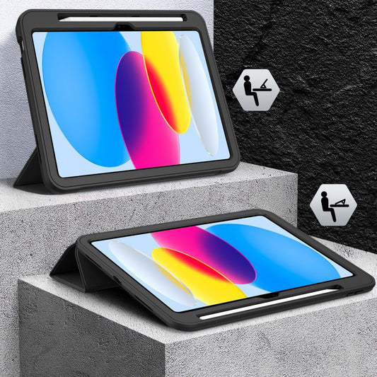 Husa pentru Apple iPad (2025) / iPad (2022), Tech-Protect, Endurance, Neagra