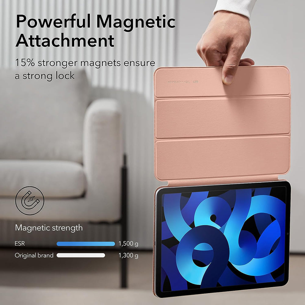 Husa pentru Apple iPad Air 11 (2024) / Air (2022) / Air (2020) / Pro 11 (2018), ESR, Rebound, Roz