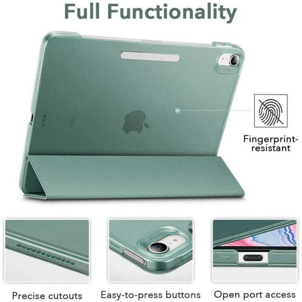 Husa pentru Apple iPad Air 11 (2025) / Air 11 (2024) / Air (2022) / Air (2020), ESR, Ascend Trifold, Verde Satinata