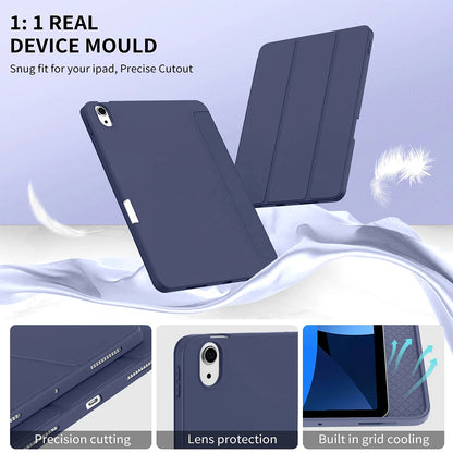 Husa pentru Apple iPad Air 11 (2026) / iPad Air 11 (2025) / Air 11 (2024), Techsuit, Flex Trifold, Roz