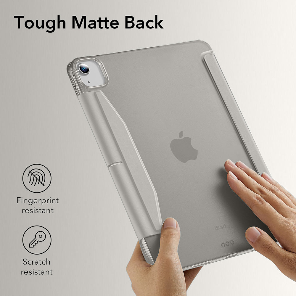 Husa pentru Apple iPad Air 13 (2026) / Air 13 (2025) / Air 13 (2024), ESR, Ascend Trifold, Gri Satinata