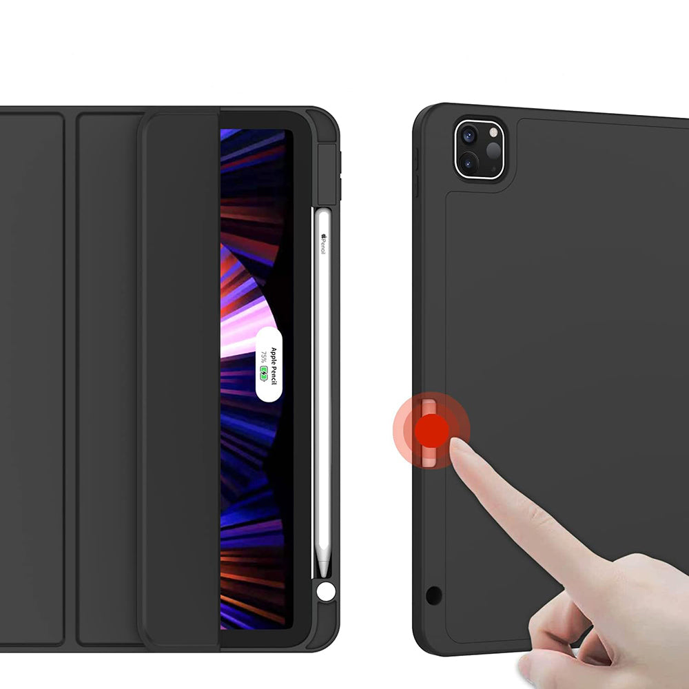 Husa pentru Apple iPad Air 13 (2026) / Air 13 (2025) / Air 13 (2024), Techsuit, Flex Trifold, Roz