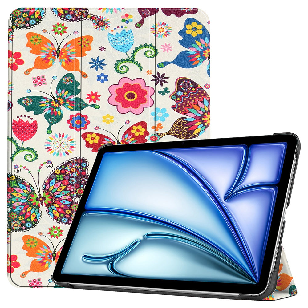 Husa pentru Apple iPad Air 13 (2026) / Air 13 (2025) / Air 13 (2024), Techsuit, FoldPro Butterfly, Multicolor