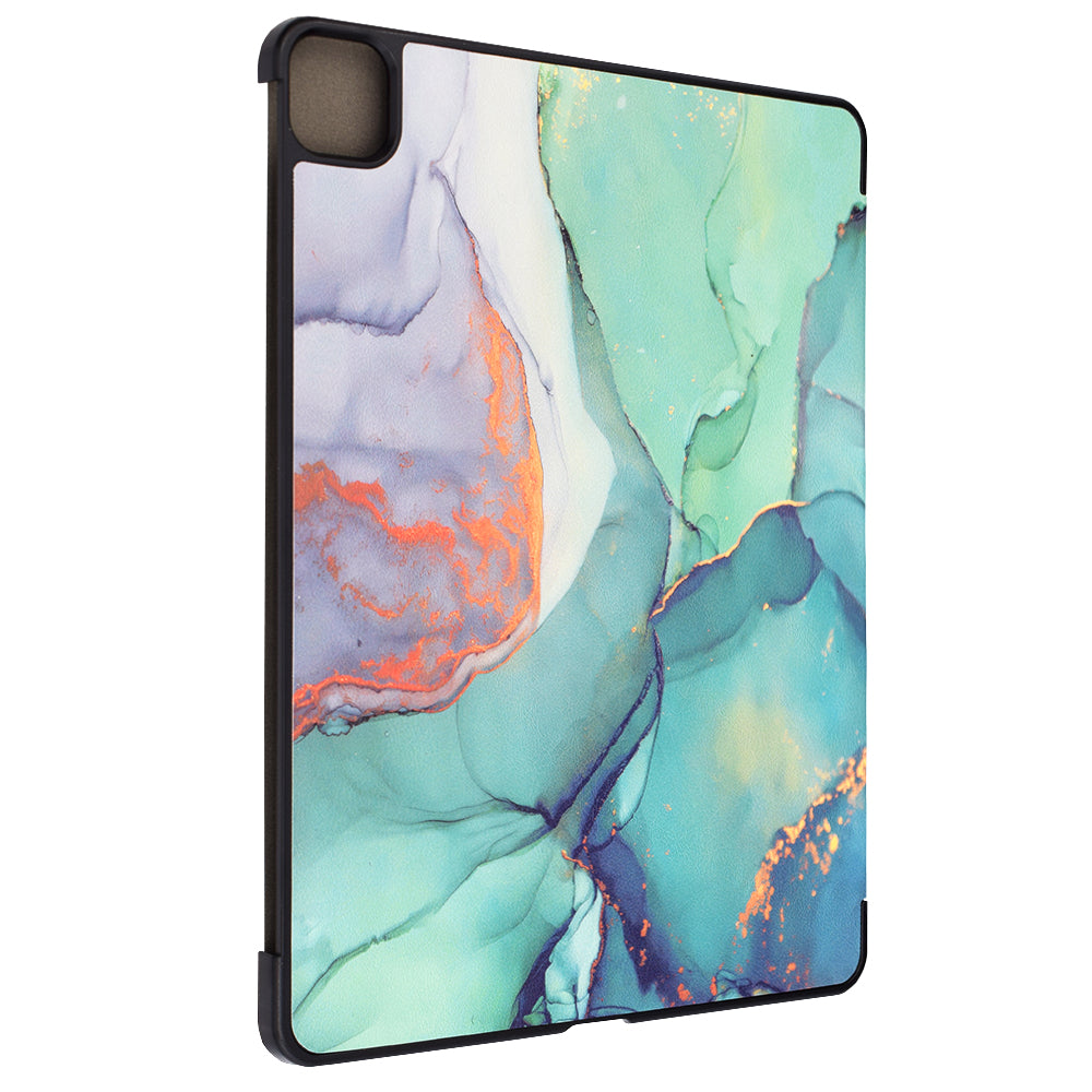 Husa pentru Apple iPad Air 13 (2026) / Air 13 (2025) / Air 13 (2024), Techsuit, FoldPro Green Time, Multicolor