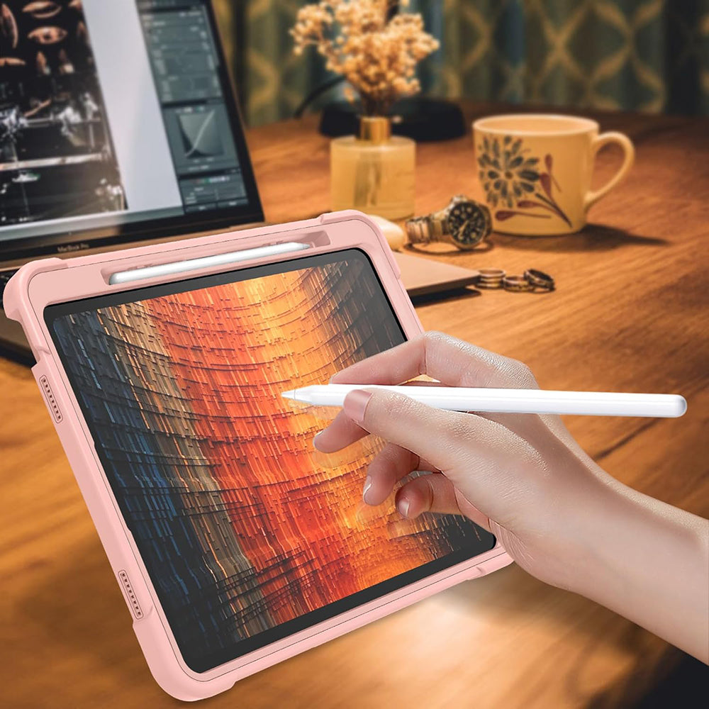 Husa pentru Apple iPad Air 13 (2026) / Air 13 (2025) / Air 13 (2024), Techsuit, Rugged TabShell, Neagra