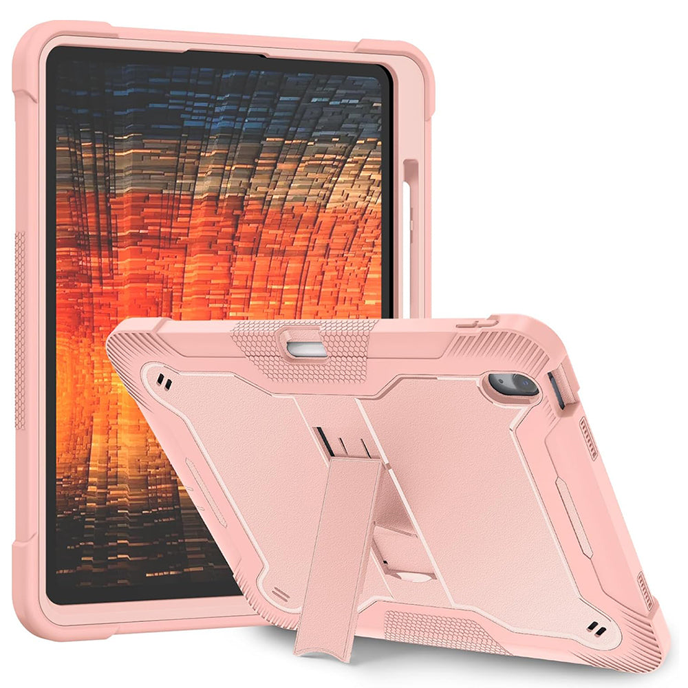 Husa pentru Apple iPad Air 13 (2026) / Air 13 (2025) / Air 13 (2024), Techsuit, Rugged TabShell, Roz