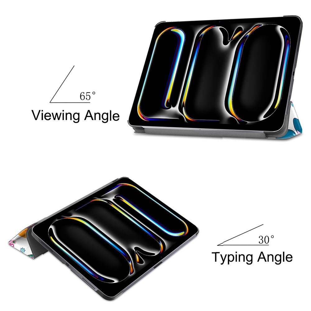 Husa pentru Apple iPad Pro 11 (2024), Techsuit, FoldPro Butterfly, Multicolor