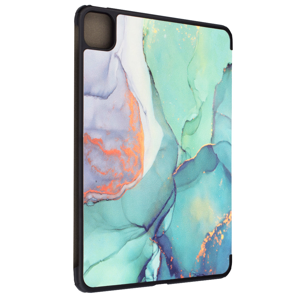 Husa pentru Apple iPad Pro 11 (2024), Techsuit, FoldPro Green Time, Multicolor