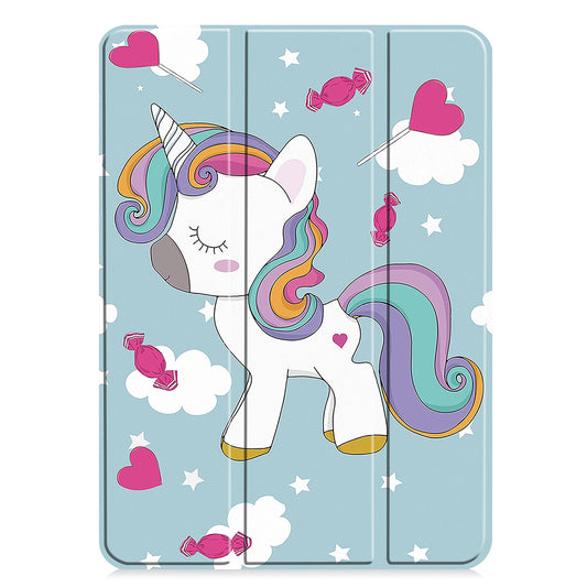 Husa pentru Apple iPad Pro 11 (2024), Techsuit, FoldPro Unicorn, Multicolor