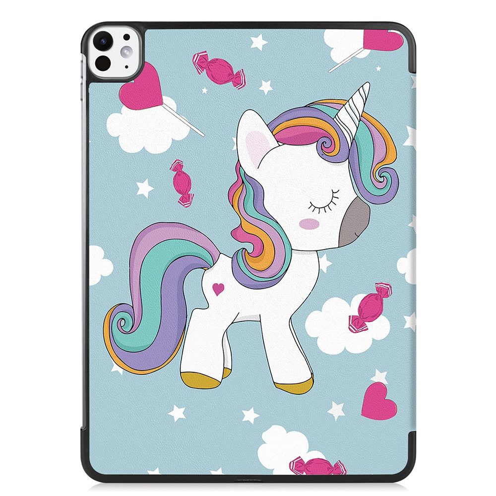 Husa pentru Apple iPad Pro 11 (2024), Techsuit, FoldPro Unicorn, Multicolor
