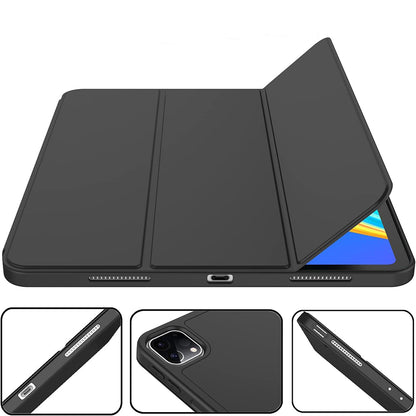 Husa pentru Apple iPad Pro 12.9 (2022) / Pro 12.9 (2021) / Pro 12.9 (2020) / Pro 12.9 (2018), Techsuit, Flex Trifold, Verde Matcha
