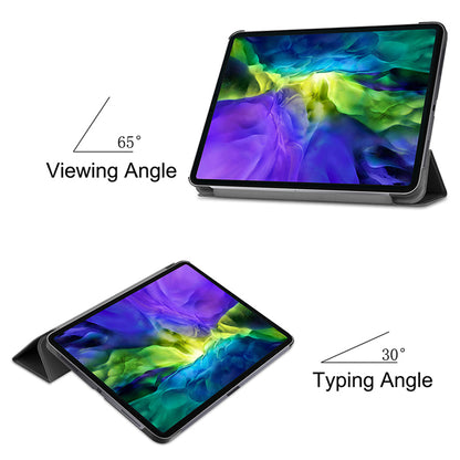 Husa pentru Apple iPad Pro 12.9 (2022) / Pro 12.9 (2021) / Pro 12.9 (2020) / Pro 12.9 (2018), Techsuit, FoldPro, Neagra