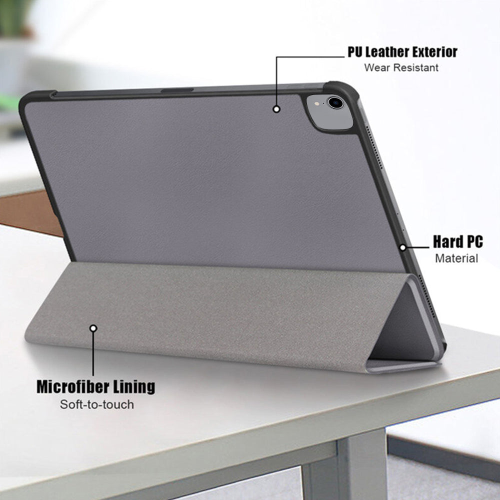 Husa pentru Apple iPad Pro 12.9 (2022) / Pro 12.9 (2021) / Pro 12.9 (2020) / Pro 12.9 (2018), Techsuit, FoldPro, Neagra