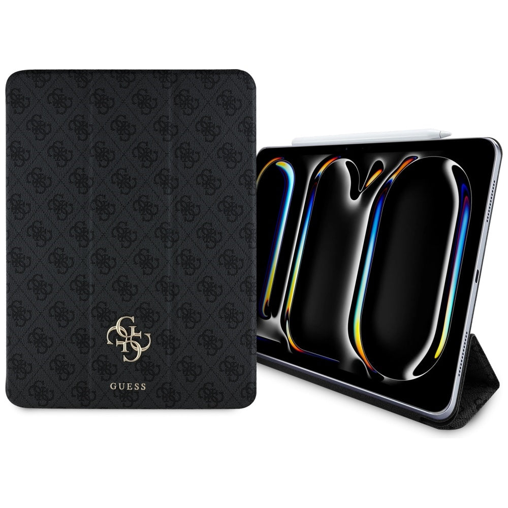 Husa pentru Apple iPad Pro 13 (2024), Guess, 4G Big Logo, Neagra