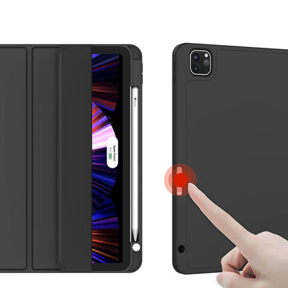 Husa pentru Apple iPad Pro 13 (2024), Techsuit, Flex Trifold, Neagra