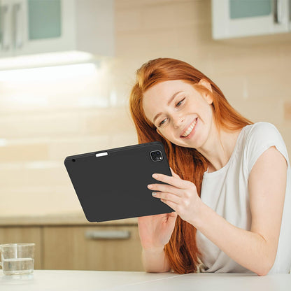 Husa pentru Apple iPad Pro 13 (2024), Techsuit, Flex Trifold, Neagra