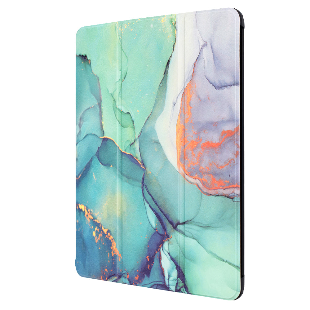 Husa pentru Apple iPad Pro 13 (2024), Techsuit, FoldPro Green Time, Multicolor