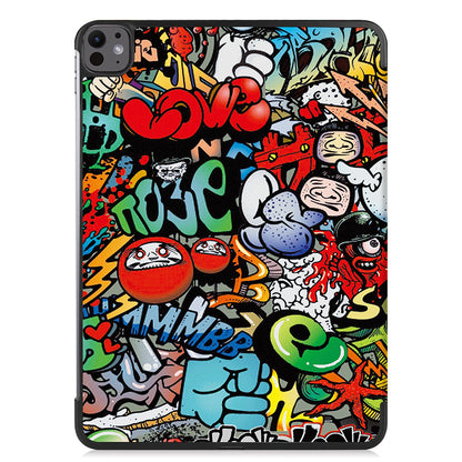 Husa pentru Apple iPad Pro 13 (2024), Techsuit, FoldPro Urban Vibe, Multicolor