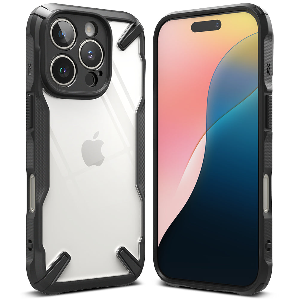 Husa pentru Apple iPhone 16, Ringke, Fusion X, Neagra
