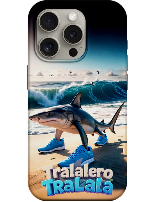 Husa pentru Apple iPhone 14 Pro, Perfect Case, Italian Brainrot Tralalero TraLaLa, Multicolor