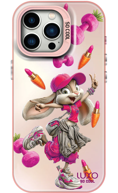 Husa pentru Apple iPhone 17 Pro Max, LUXO So CooL, ArcadiA Rabbit, Multicolor