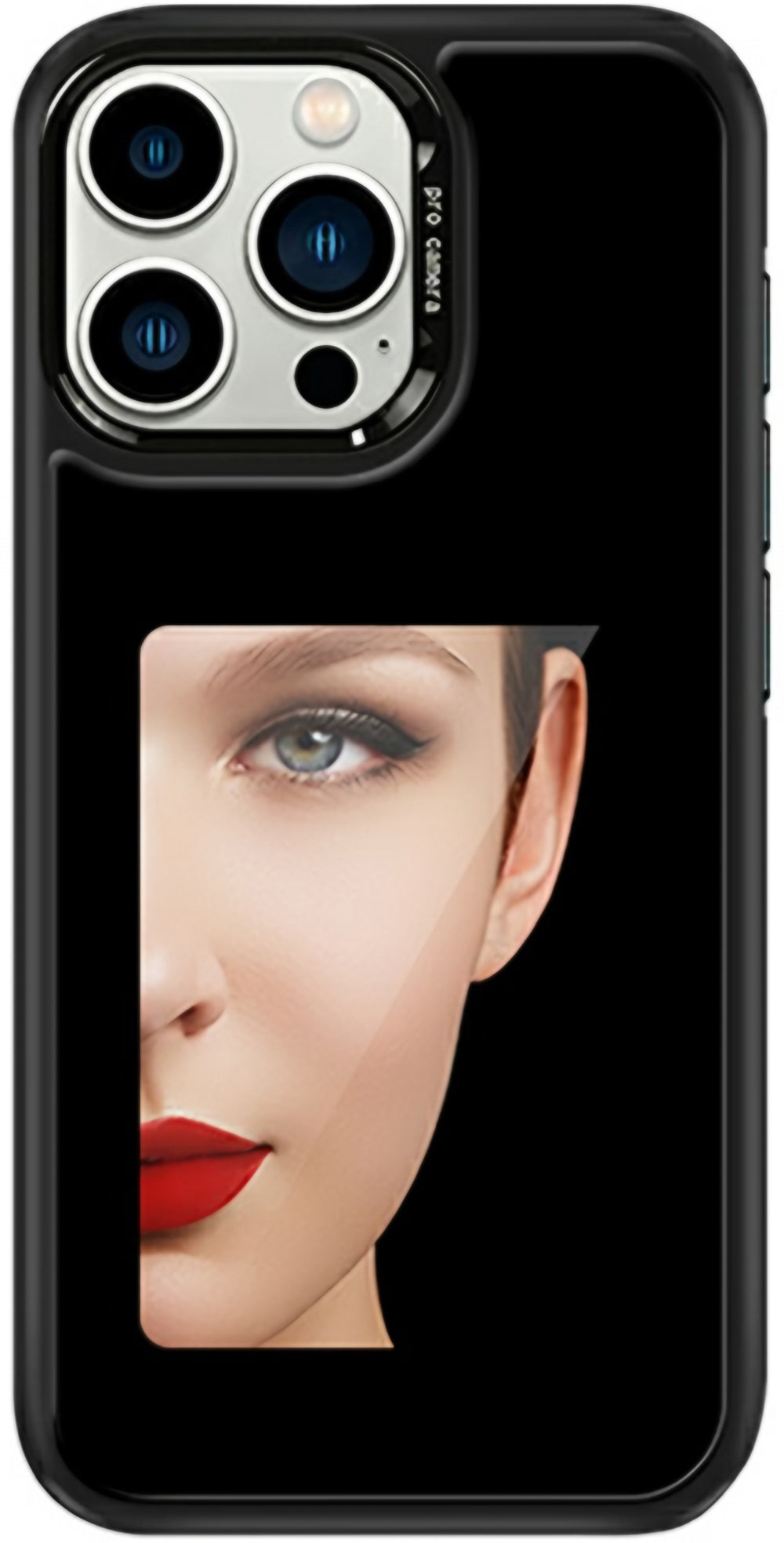 Husa pentru Apple iPhone 15 Pro Max, OEM, Display Customized E-Ink (4inch), Neagra
