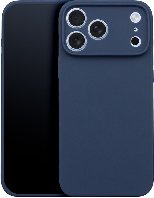 Husa pentru Apple iPhone 18 Pro Max / 17 Pro Max, OEM, Silicone, Albastra Inchis