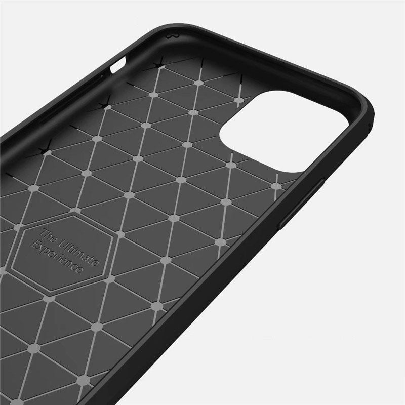 Husa pentru Apple iPhone 11, Techsuit, Carbon, Neagra