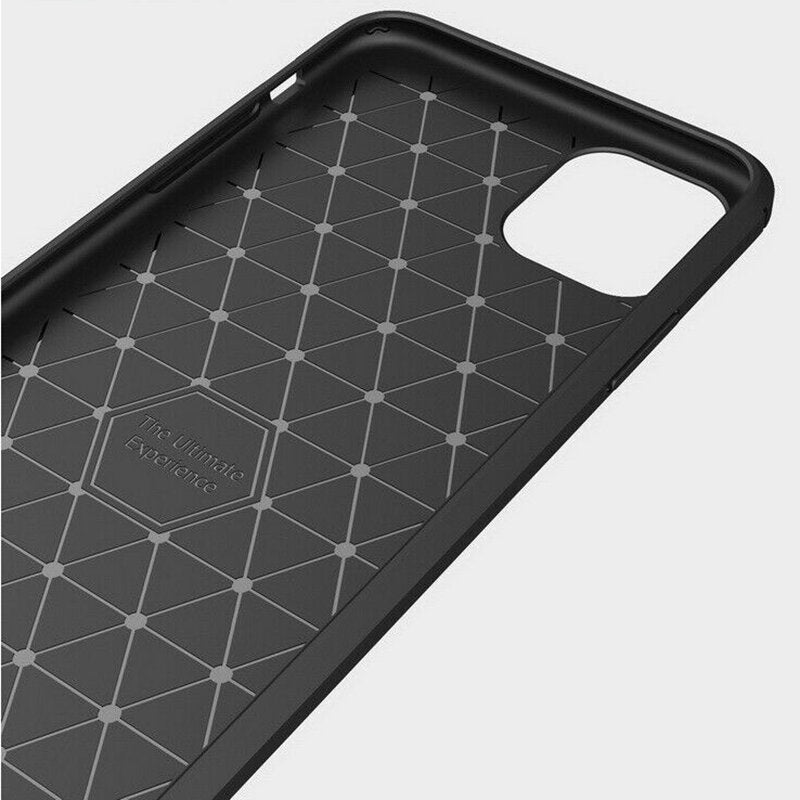 Husa pentru Apple iPhone 12 / 12 Pro, Techsuit, Carbon, Neagra