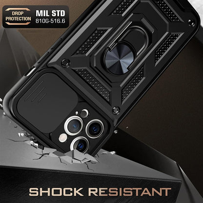 Husa pentru Apple iPhone 12 mini, Techsuit, CamShield, Neagra