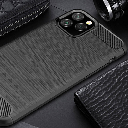 Husa pentru Apple iPhone 12 Pro Max, Techsuit, Carbon, Neagra