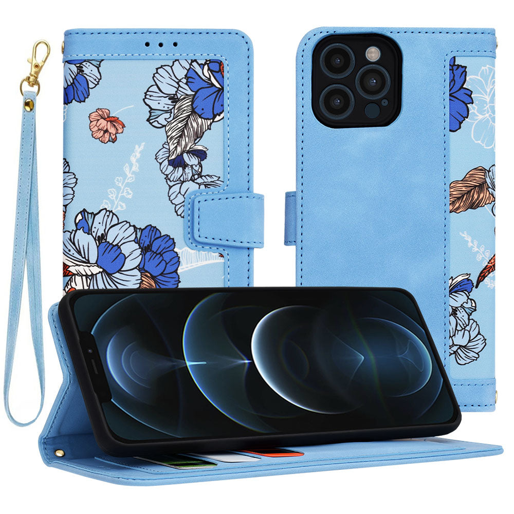 Husa pentru Apple iPhone 12 Pro Max, Techsuit, FlipCraft, Bleu