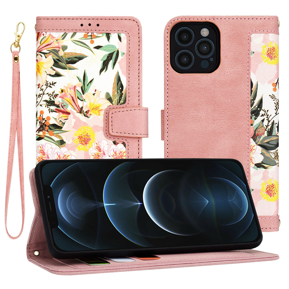Husa pentru Apple iPhone 12 Pro Max, Techsuit, FlipCraft, Roz