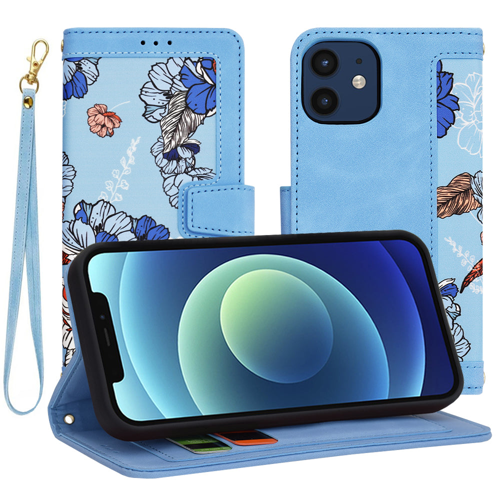 Husa pentru Apple iPhone 12 / 12 Pro, Techsuit, FlipCraft, Bleu
